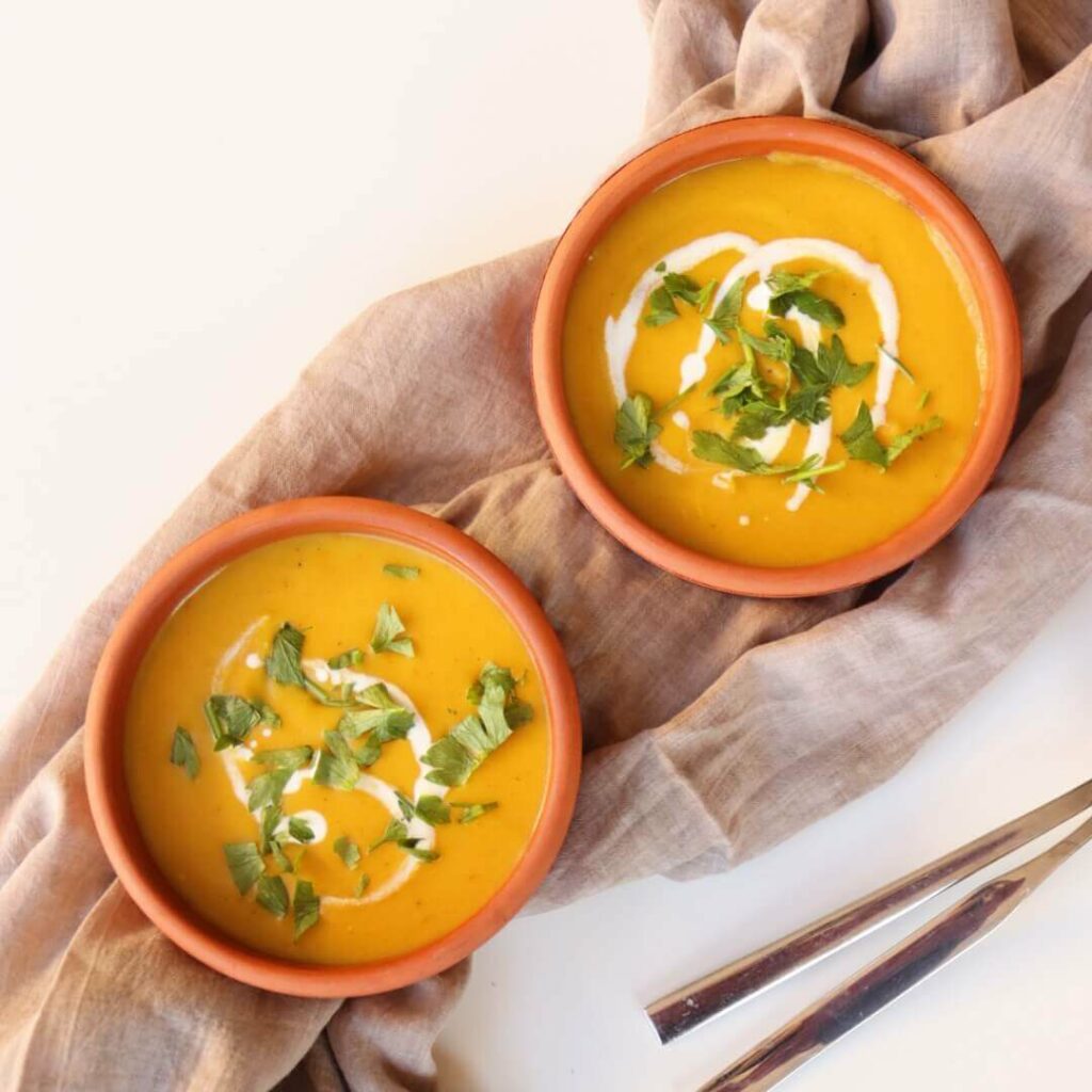 Sweet Potato Coconut Curry Soup1