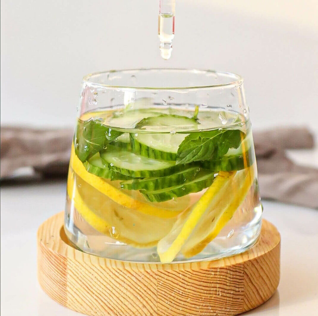 Peppermint Oil Detox Water