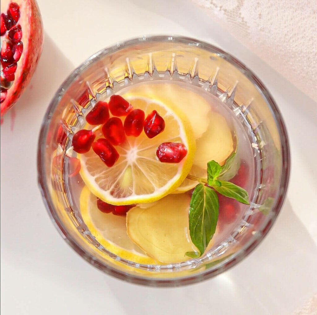 Pomegranate & Ginger Detox Water