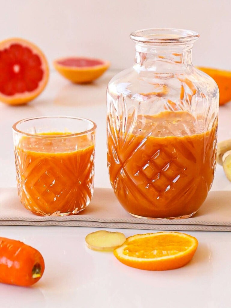 Orange Cleansing Drink (Grapefruit & Carrot & Ginger)