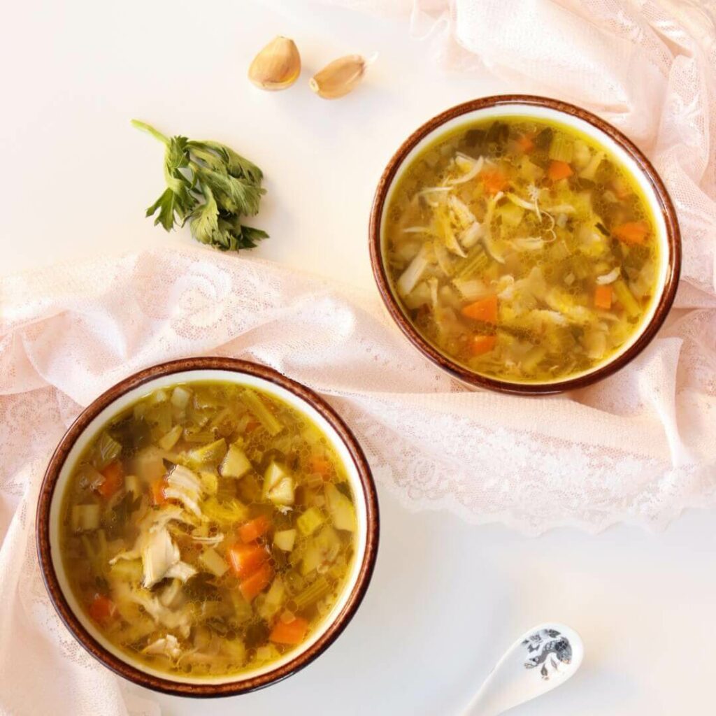 Cooking Your Chicken Detox Soup