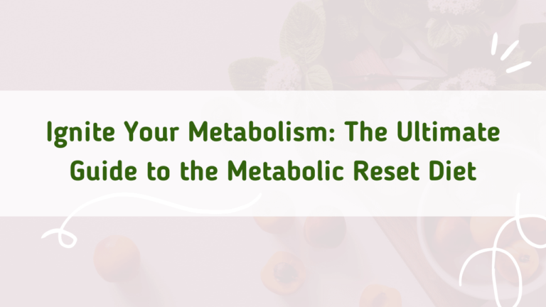 The Metabolic Reset Diet: Understanding Its Benefits and Downsides